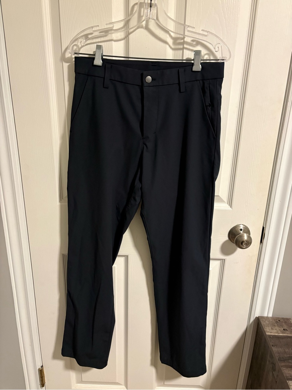 Men's Dark Grey Stretch Dress Pants